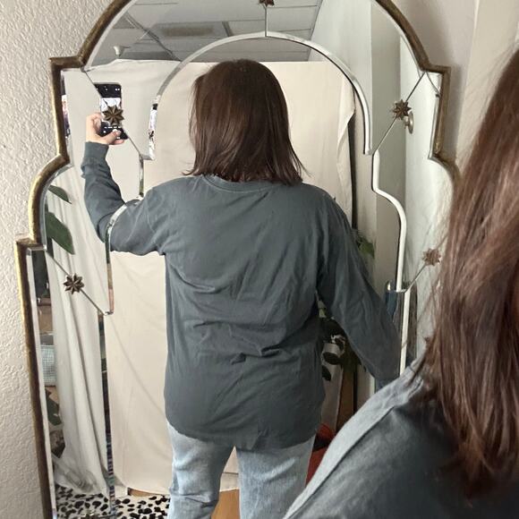 Daydreamer AC/DC For Those About To Rock Long Sleeve Shirt Gray Size Medium - Picture 3 of 6